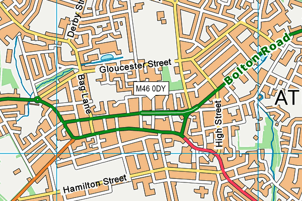 M46 0DY map - OS VectorMap District (Ordnance Survey) M46 0DY map - OS VectorMap District (Ordnance Survey)