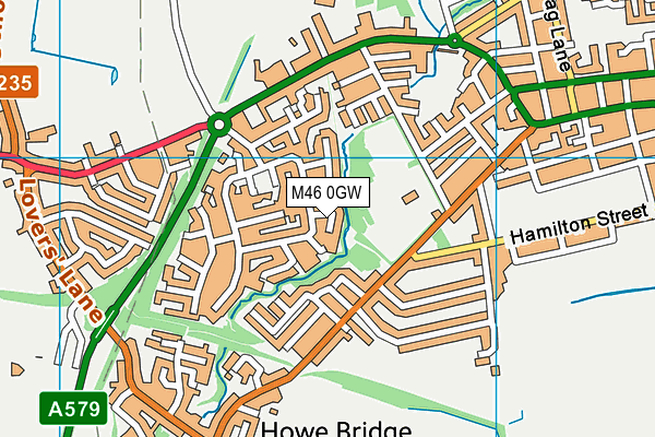 M46 0GW map - OS VectorMap District (Ordnance Survey) M46 0GW map - OS VectorMap District (Ordnance Survey)