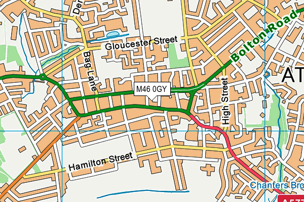 M46 0GY map - OS VectorMap District (Ordnance Survey) M46 0GY map - OS VectorMap District (Ordnance Survey)