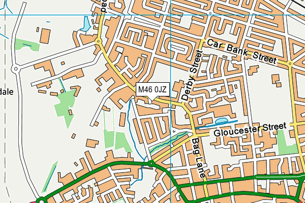 M46 0JZ map - OS VectorMap District (Ordnance Survey) M46 0JZ map - OS VectorMap District (Ordnance Survey)
