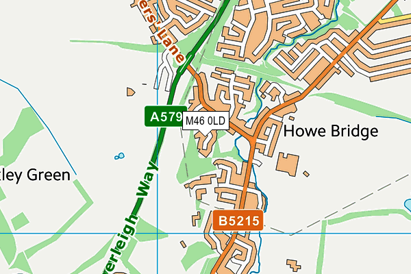 M46 0LD map - OS VectorMap District (Ordnance Survey) M46 0LD map - OS VectorMap District (Ordnance Survey)