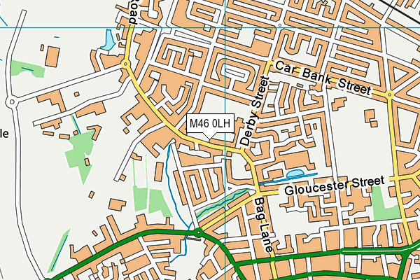 M46 0LH map - OS VectorMap District (Ordnance Survey) M46 0LH map - OS VectorMap District (Ordnance Survey)