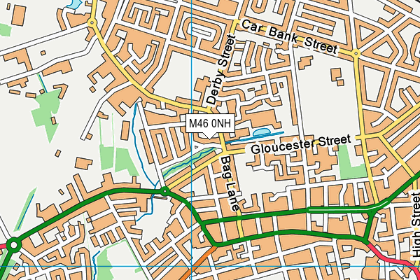M46 0NH map - OS VectorMap District (Ordnance Survey) M46 0NH map - OS VectorMap District (Ordnance Survey)