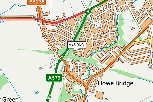 M46 0NQ map - OS VectorMap District (Ordnance Survey) M46 0NQ map - OS VectorMap District (Ordnance Survey)