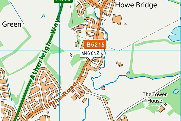 M46 0NZ map - OS VectorMap District (Ordnance Survey) M46 0NZ map - OS VectorMap District (Ordnance Survey)
