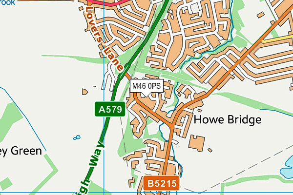 M46 0PS map - OS VectorMap District (Ordnance Survey) M46 0PS map - OS VectorMap District (Ordnance Survey)