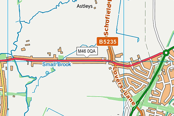 M46 0QA map - OS VectorMap District (Ordnance Survey) M46 0QA map - OS VectorMap District (Ordnance Survey)