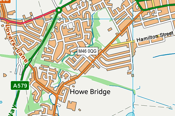M46 0QG map - OS VectorMap District (Ordnance Survey) M46 0QG map - OS VectorMap District (Ordnance Survey)