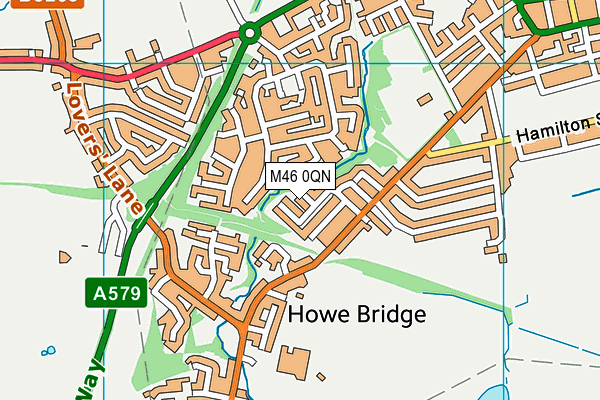 M46 0QN map - OS VectorMap District (Ordnance Survey) M46 0QN map - OS VectorMap District (Ordnance Survey)
