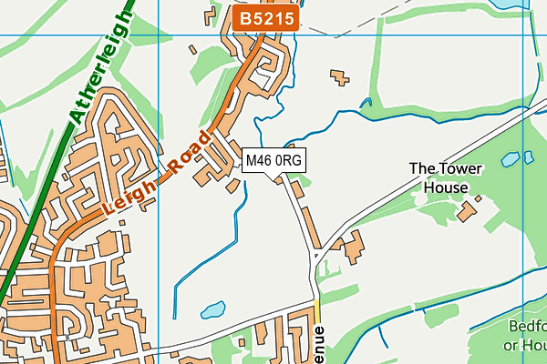 M46 0RG map - OS VectorMap District (Ordnance Survey) M46 0RG map - OS VectorMap District (Ordnance Survey)