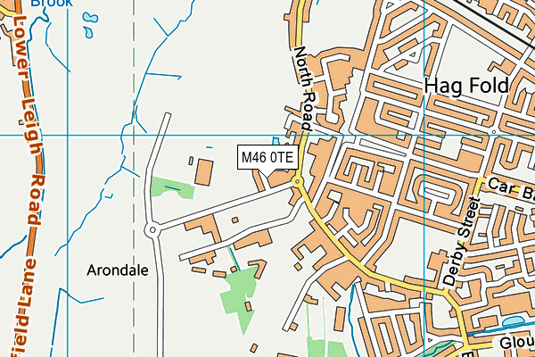 M46 0TE map - OS VectorMap District (Ordnance Survey) M46 0TE map - OS VectorMap District (Ordnance Survey)