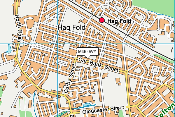 M46 0WY map - OS VectorMap District (Ordnance Survey) M46 0WY map - OS VectorMap District (Ordnance Survey)