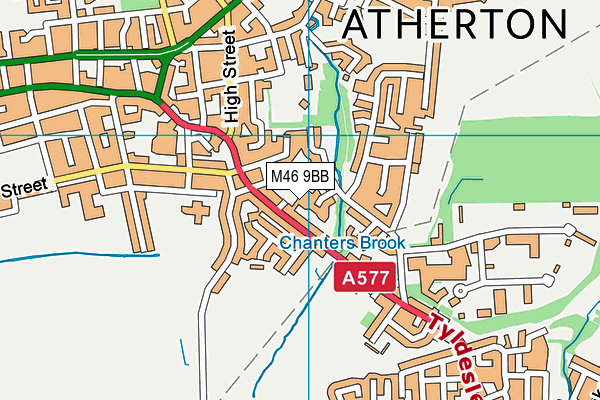 M46 9BB map - OS VectorMap District (Ordnance Survey) M46 9BB map - OS VectorMap District (Ordnance Survey)