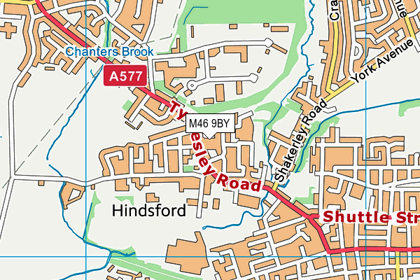 M46 9BY map - OS VectorMap District (Ordnance Survey) M46 9BY map - OS VectorMap District (Ordnance Survey)
