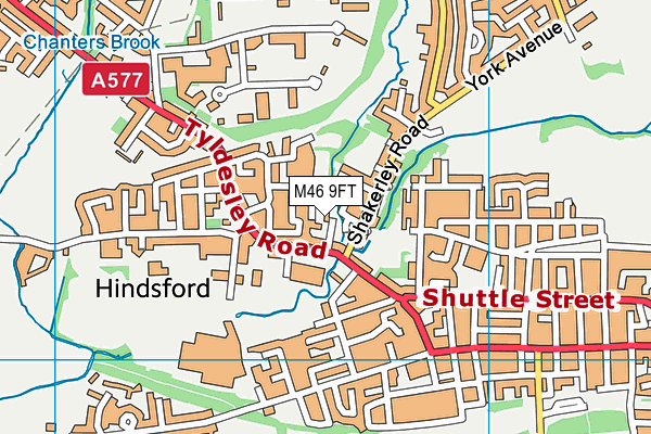 M46 9FT map - OS VectorMap District (Ordnance Survey) M46 9FT map - OS VectorMap District (Ordnance Survey)