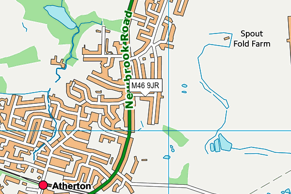 M46 9JR map - OS VectorMap District (Ordnance Survey) M46 9JR map - OS VectorMap District (Ordnance Survey)