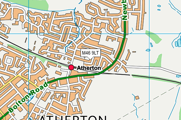 M46 9LT map - OS VectorMap District (Ordnance Survey) M46 9LT map - OS VectorMap District (Ordnance Survey)