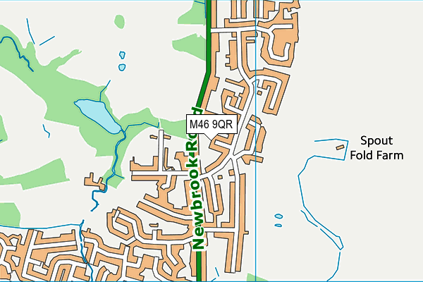 M46 9QR map - OS VectorMap District (Ordnance Survey) M46 9QR map - OS VectorMap District (Ordnance Survey)