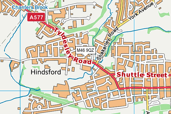 M46 9QZ map - OS VectorMap District (Ordnance Survey) M46 9QZ map - OS VectorMap District (Ordnance Survey)