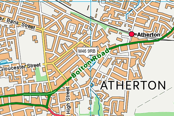 M46 9RB map - OS VectorMap District (Ordnance Survey) M46 9RB map - OS VectorMap District (Ordnance Survey)