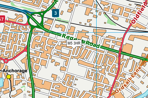 M5 3HR map - OS VectorMap District (Ordnance Survey) M5 3HR map - OS VectorMap District (Ordnance Survey)
