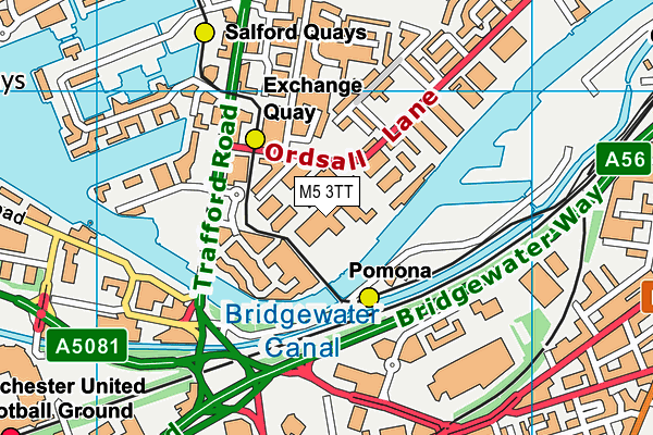 M5 3TT map - OS VectorMap District (Ordnance Survey) M5 3TT map - OS VectorMap District (Ordnance Survey)
