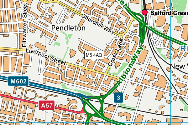 M5 4AQ map - OS VectorMap District (Ordnance Survey) M5 4AQ map - OS VectorMap District (Ordnance Survey)
