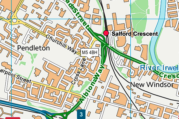 M5 4BH map - OS VectorMap District (Ordnance Survey) M5 4BH map - OS VectorMap District (Ordnance Survey)