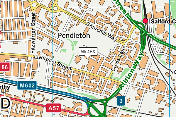 M5 4BX map - OS VectorMap District (Ordnance Survey) M5 4BX map - OS VectorMap District (Ordnance Survey)