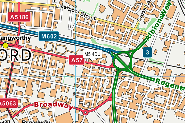 M5 4DU map - OS VectorMap District (Ordnance Survey) M5 4DU map - OS VectorMap District (Ordnance Survey)