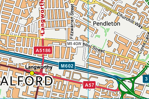 M5 4GW map - OS VectorMap District (Ordnance Survey) M5 4GW map - OS VectorMap District (Ordnance Survey)