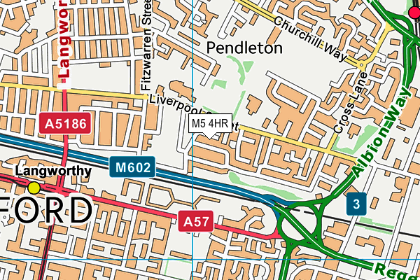 M5 4HR map - OS VectorMap District (Ordnance Survey) M5 4HR map - OS VectorMap District (Ordnance Survey)