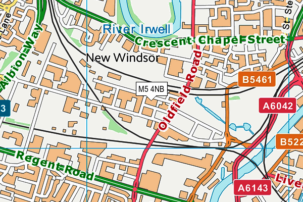 M5 4NB map - OS VectorMap District (Ordnance Survey) M5 4NB map - OS VectorMap District (Ordnance Survey)