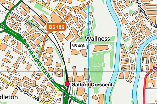 M5 4QN map - OS VectorMap District (Ordnance Survey) M5 4QN map - OS VectorMap District (Ordnance Survey)