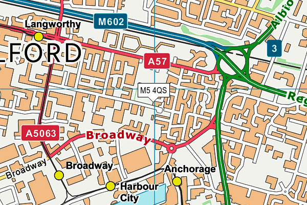M5 4QS map - OS VectorMap District (Ordnance Survey) M5 4QS map - OS VectorMap District (Ordnance Survey)