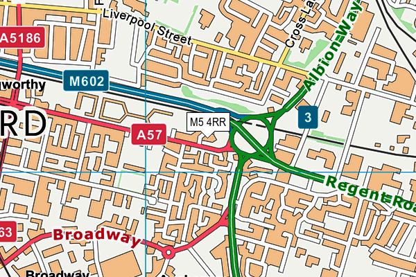 M5 4RR map - OS VectorMap District (Ordnance Survey) M5 4RR map - OS VectorMap District (Ordnance Survey)
