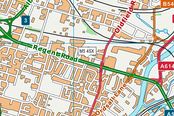 M5 4SX map - OS VectorMap District (Ordnance Survey) M5 4SX map - OS VectorMap District (Ordnance Survey)