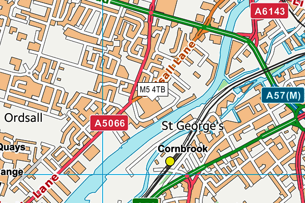 M5 4TB map - OS VectorMap District (Ordnance Survey) M5 4TB map - OS VectorMap District (Ordnance Survey)