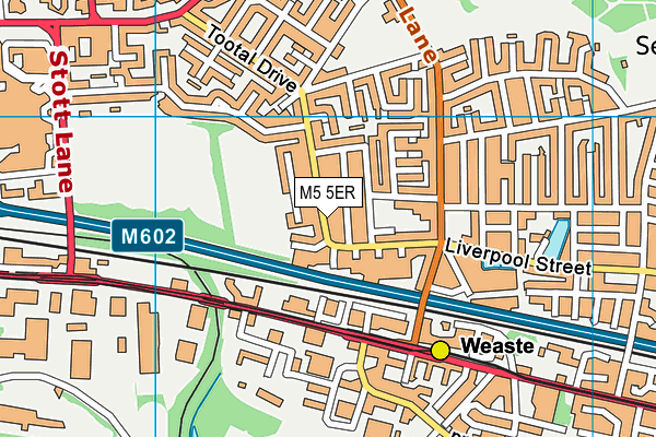 M5 5ER map - OS VectorMap District (Ordnance Survey) M5 5ER map - OS VectorMap District (Ordnance Survey)