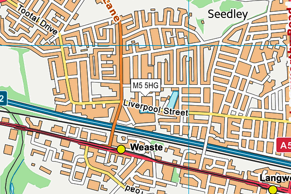 M5 5HG map - OS VectorMap District (Ordnance Survey) M5 5HG map - OS VectorMap District (Ordnance Survey)