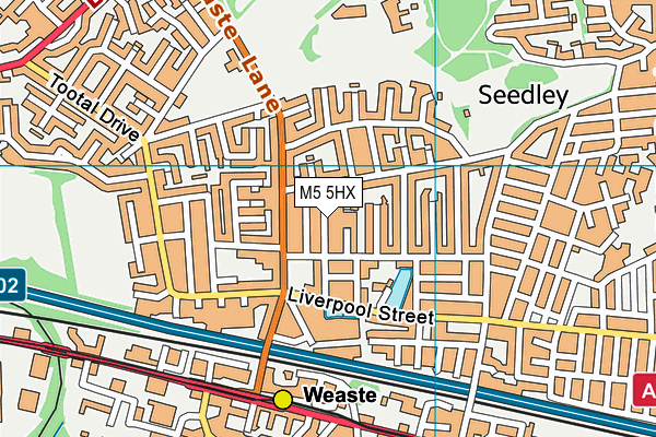 M5 5HX map - OS VectorMap District (Ordnance Survey) M5 5HX map - OS VectorMap District (Ordnance Survey)