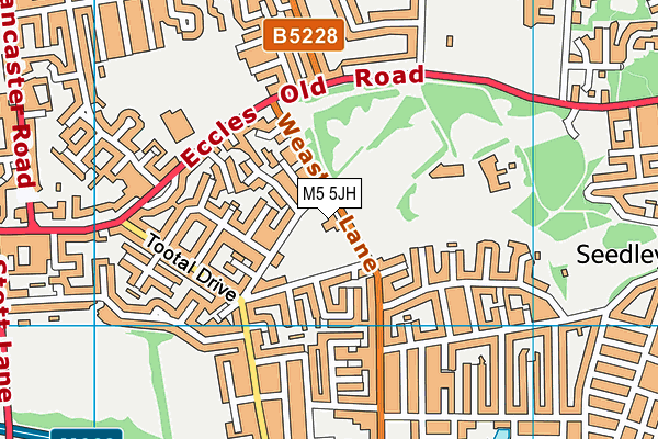 M5 5JH map - OS VectorMap District (Ordnance Survey) M5 5JH map - OS VectorMap District (Ordnance Survey)