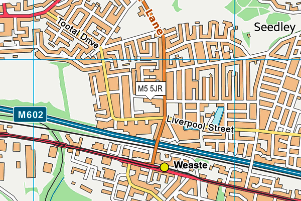 M5 5JR map - OS VectorMap District (Ordnance Survey) M5 5JR map - OS VectorMap District (Ordnance Survey)