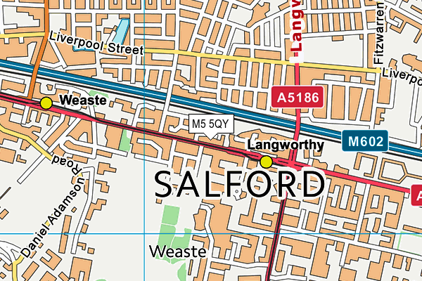 M5 5QY map - OS VectorMap District (Ordnance Survey) M5 5QY map - OS VectorMap District (Ordnance Survey)
