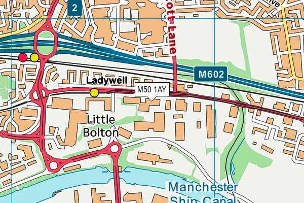 M50 1AY map - OS VectorMap District (Ordnance Survey) M50 1AY map - OS VectorMap District (Ordnance Survey)
