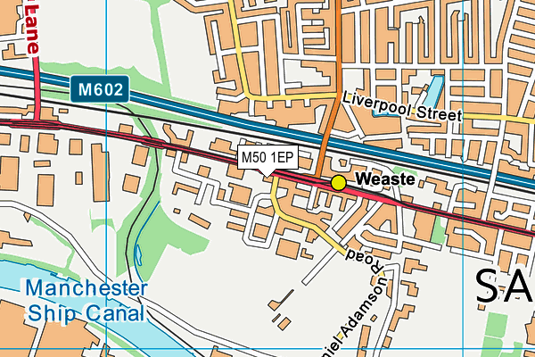 M50 1EP map - OS VectorMap District (Ordnance Survey) M50 1EP map - OS VectorMap District (Ordnance Survey)
