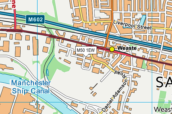 M50 1EW map - OS VectorMap District (Ordnance Survey) M50 1EW map - OS VectorMap District (Ordnance Survey)