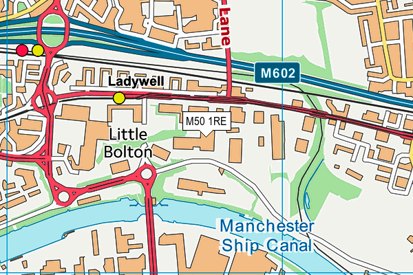 M50 1RE map - OS VectorMap District (Ordnance Survey) M50 1RE map - OS VectorMap District (Ordnance Survey)