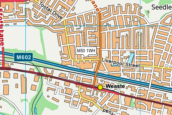 M50 1WH map - OS VectorMap District (Ordnance Survey) M50 1WH map - OS VectorMap District (Ordnance Survey)