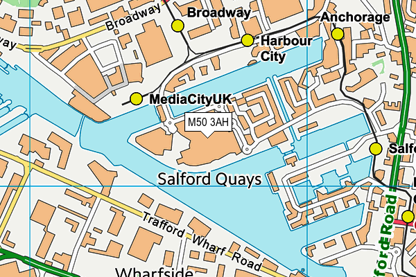 M50 3AH map - OS VectorMap District (Ordnance Survey) M50 3AH map - OS VectorMap District (Ordnance Survey)
